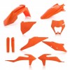 KIT PLÁSTICOS COMPLETO ACERBIS KTM EXC / EXC-F 2020 - 2021 - LARANJA 